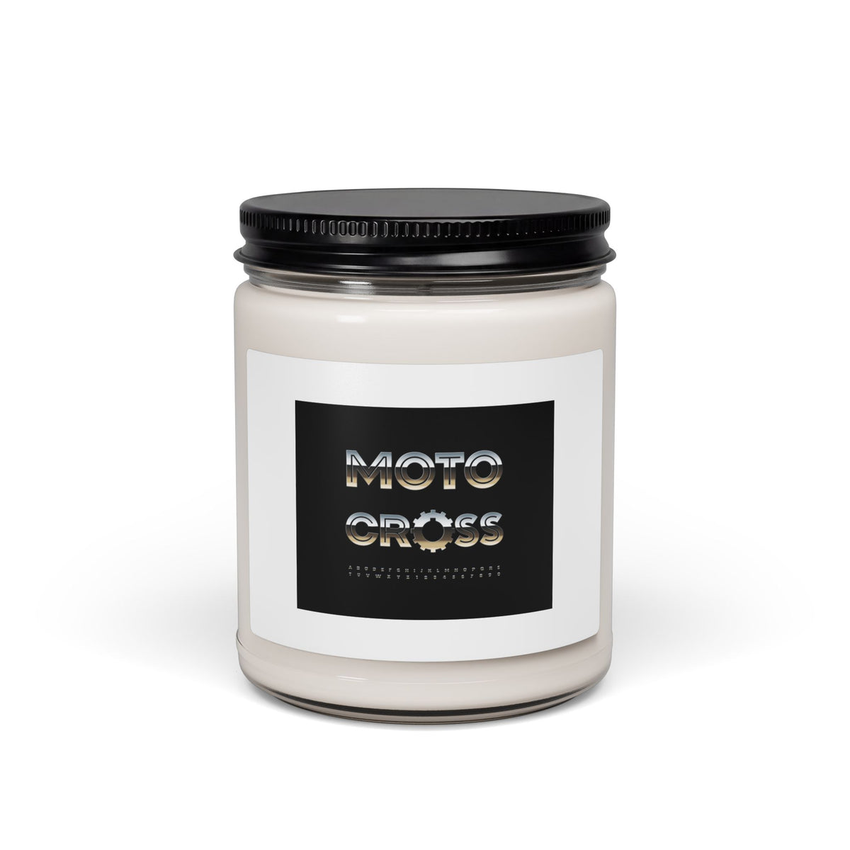 MotoCross Scented Soy Candle — 9oz Jar (Motorcycle Racing Vibe)