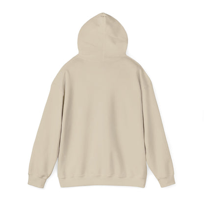 Black Cat Minimalist Hoodie — Small Embroidered Cat Design