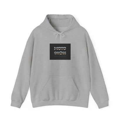 Hoodie — Retro 'More, More, More' Stacked Text Graphic