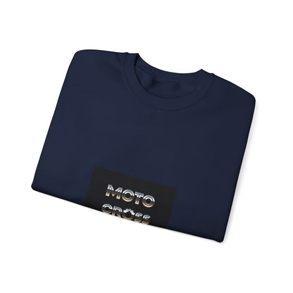 Moto Coffee Crewneck Sweatshirt — Retro Moto Coffee Logo Pullover
