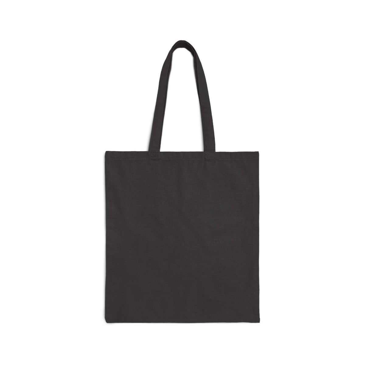 Cat Silhouette Canvas Tote Bag — Small Black Cat Embroidery
