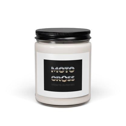 MotoCross Scented Soy Candle — 9oz Jar (Motorcycle Racing Vibe)