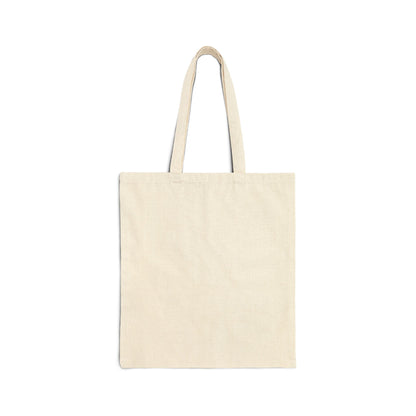 Cat Silhouette Canvas Tote Bag — Small Black Cat Embroidery
