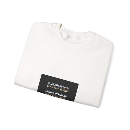 Moto Coffee Crewneck Sweatshirt — Retro Moto Coffee Logo Pullover