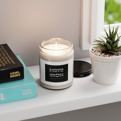 MotoCross Scented Soy Candle — 9oz Jar (Motorcycle Racing Vibe)