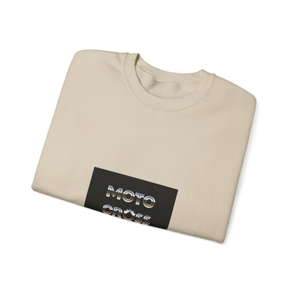 Moto Coffee Crewneck Sweatshirt — Retro Moto Coffee Logo Pullover
