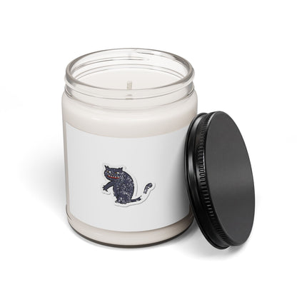 Black Cat Soy Candle — 9oz Scented Jar Candle (Whimsical Nighttime Vibe)